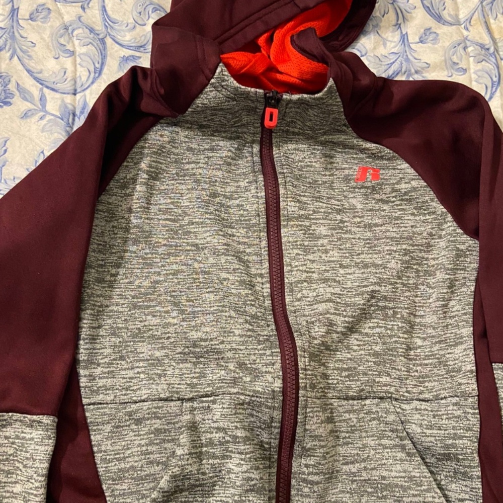 Russell Athletic Boys Zip Up Hoodie sz 8y